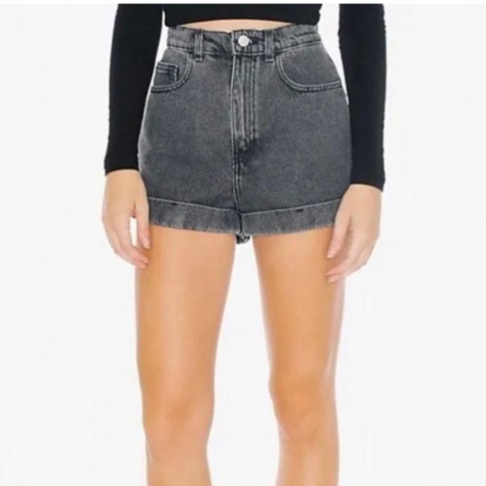 Vintage gray American apparel denim shorts